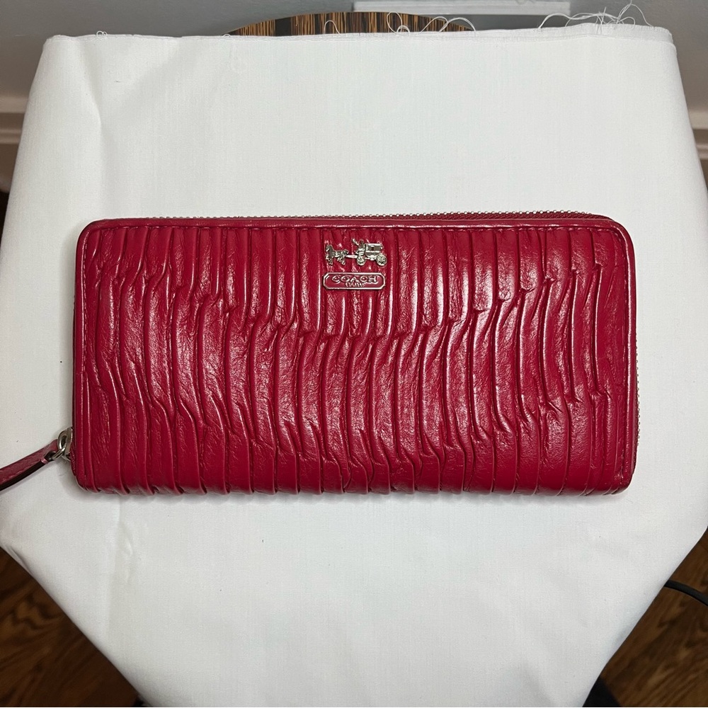 Coach zipper wallet